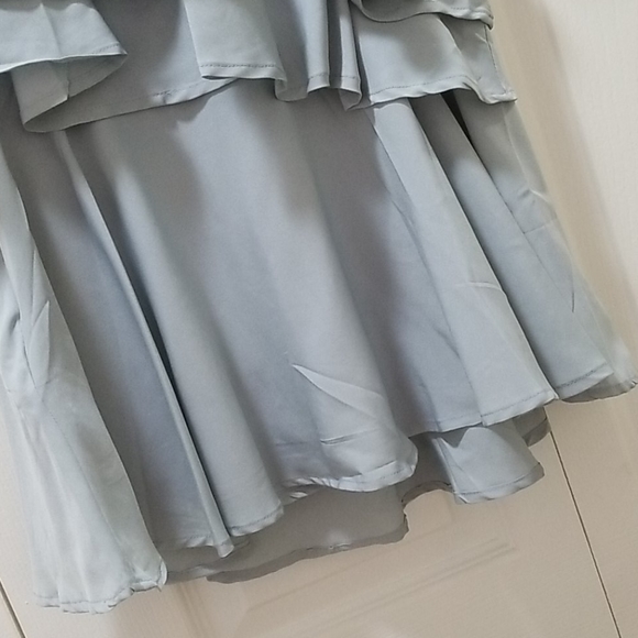 Grey Ruffled Blouse - Picture 3 of 3